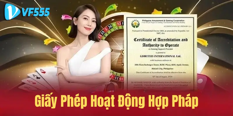 Trang chủ 20 Giấy phép hoạt động hợp pháp